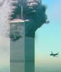 Twin Towering Inferno - symbolic & tragic moment